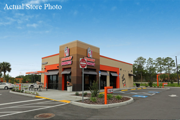 commercial real estate property for sale dunkin' donuts davenport florida triple net nnn single tenant the ben-moshe brothers of marcus and millichap brokers miami florida
